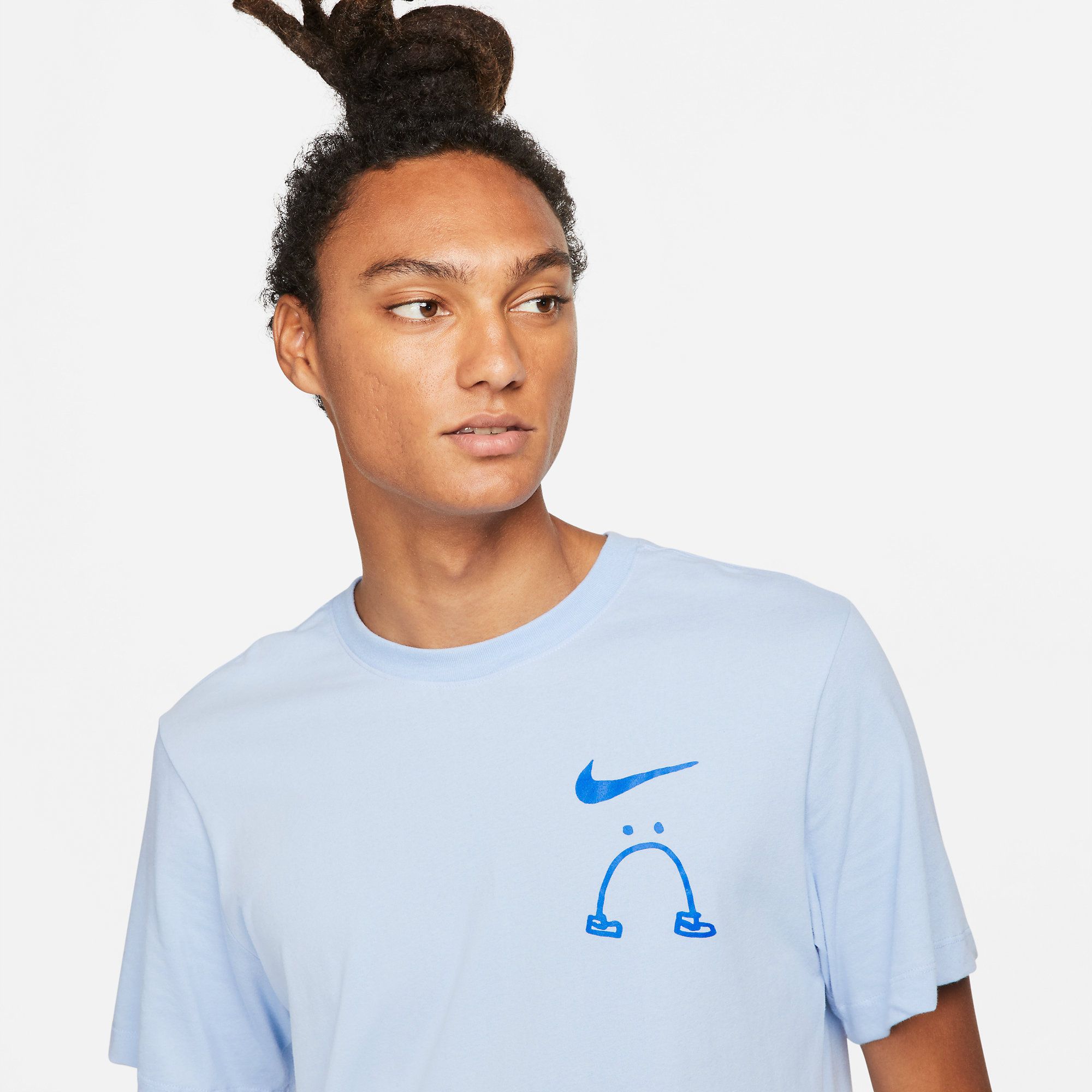 Nike M Nk Dry Tee Dfc Legs Camiseta Manga Corta azul de hombre para correr