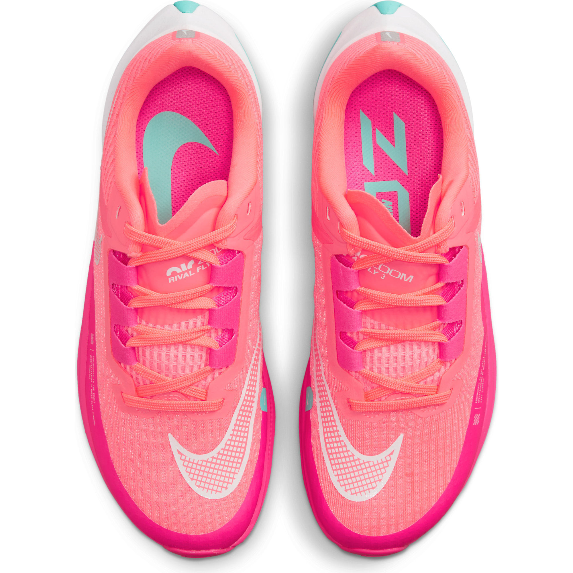 Nike Wmns Air Zoom Rival Fly 3 Tenis rojo de mujer para correr