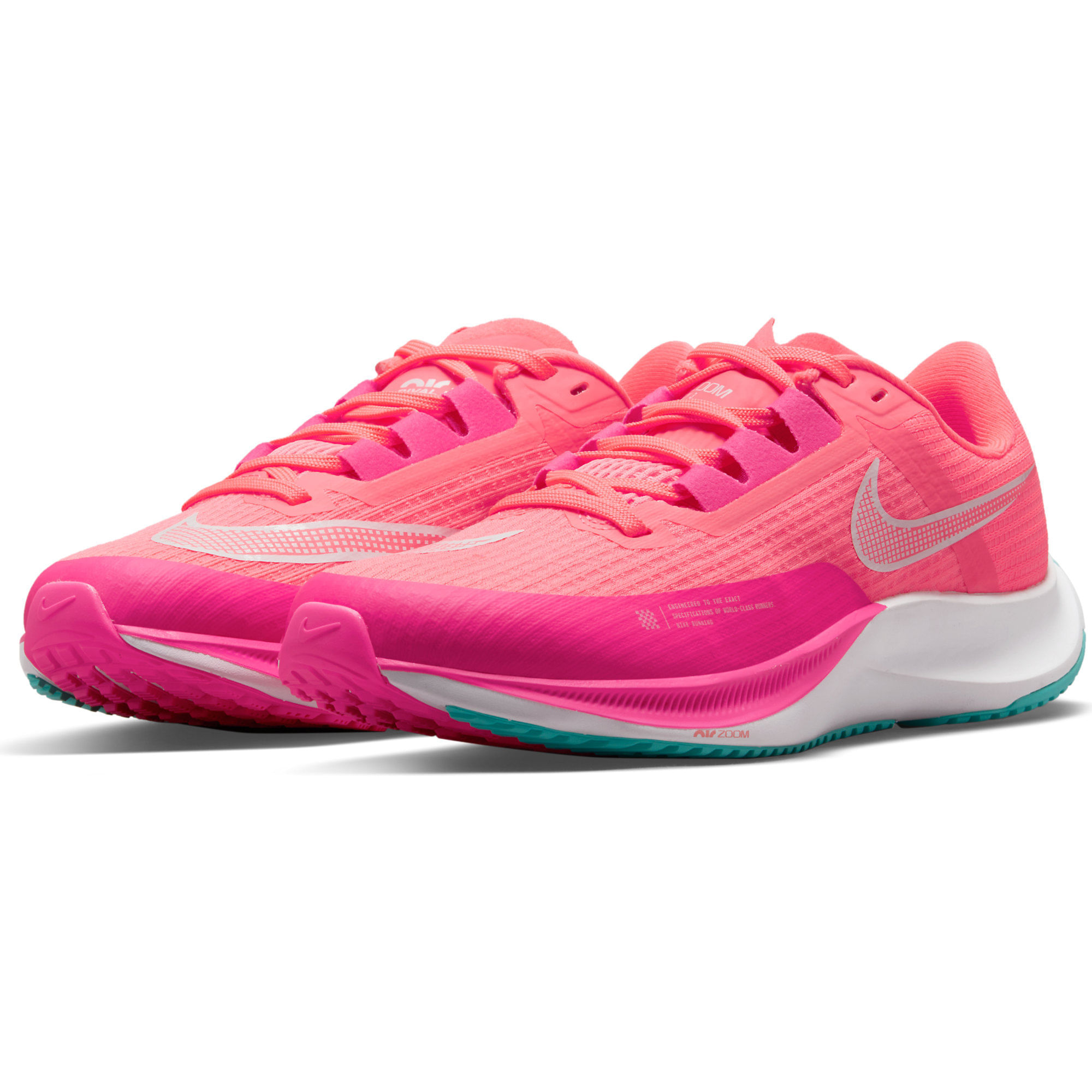 Nike Wmns Air Zoom Rival Fly 3 Tenis rojo de mujer para correr