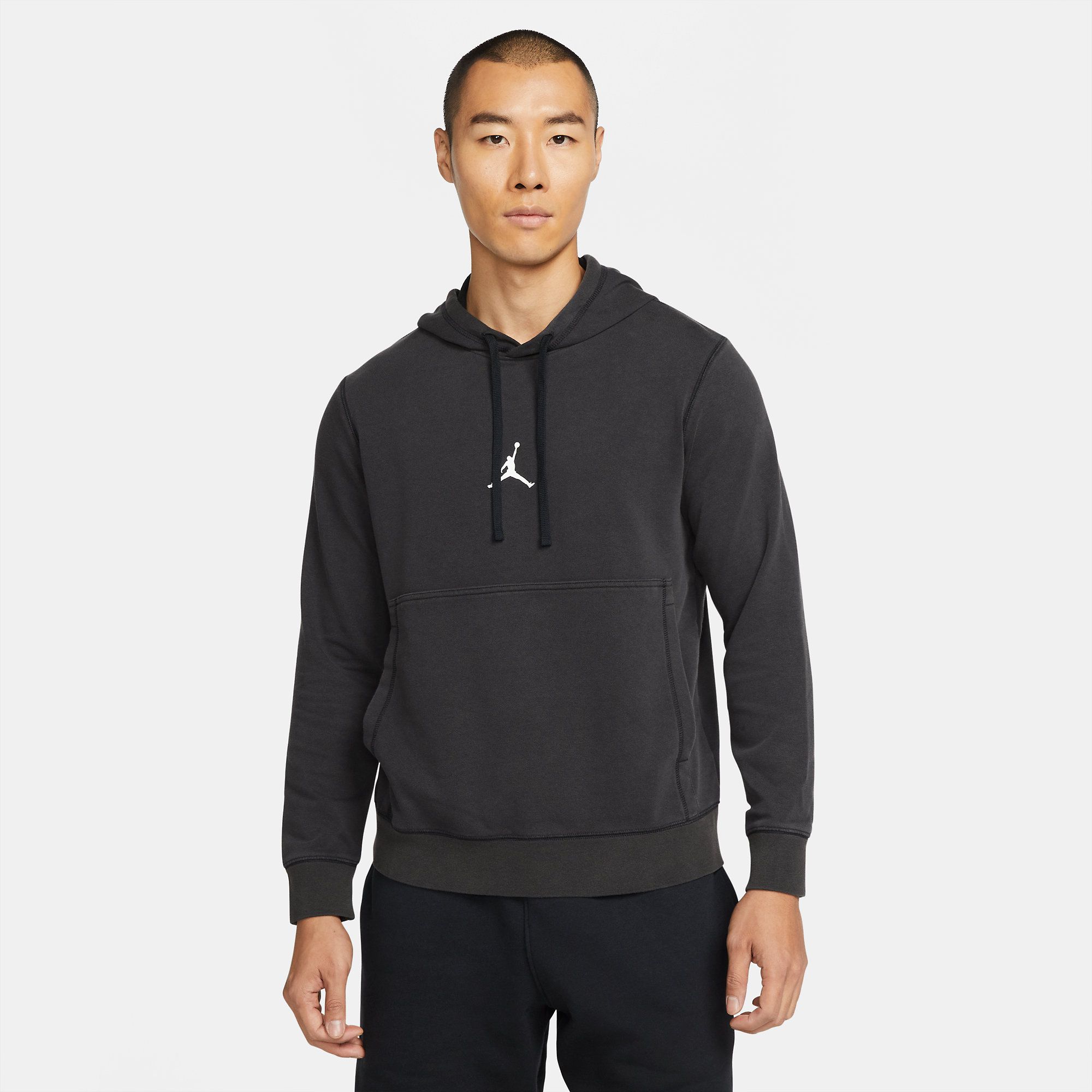 Nike M J Df Air Flc Po Hoodie Hoodie negro de hombre lifestyle