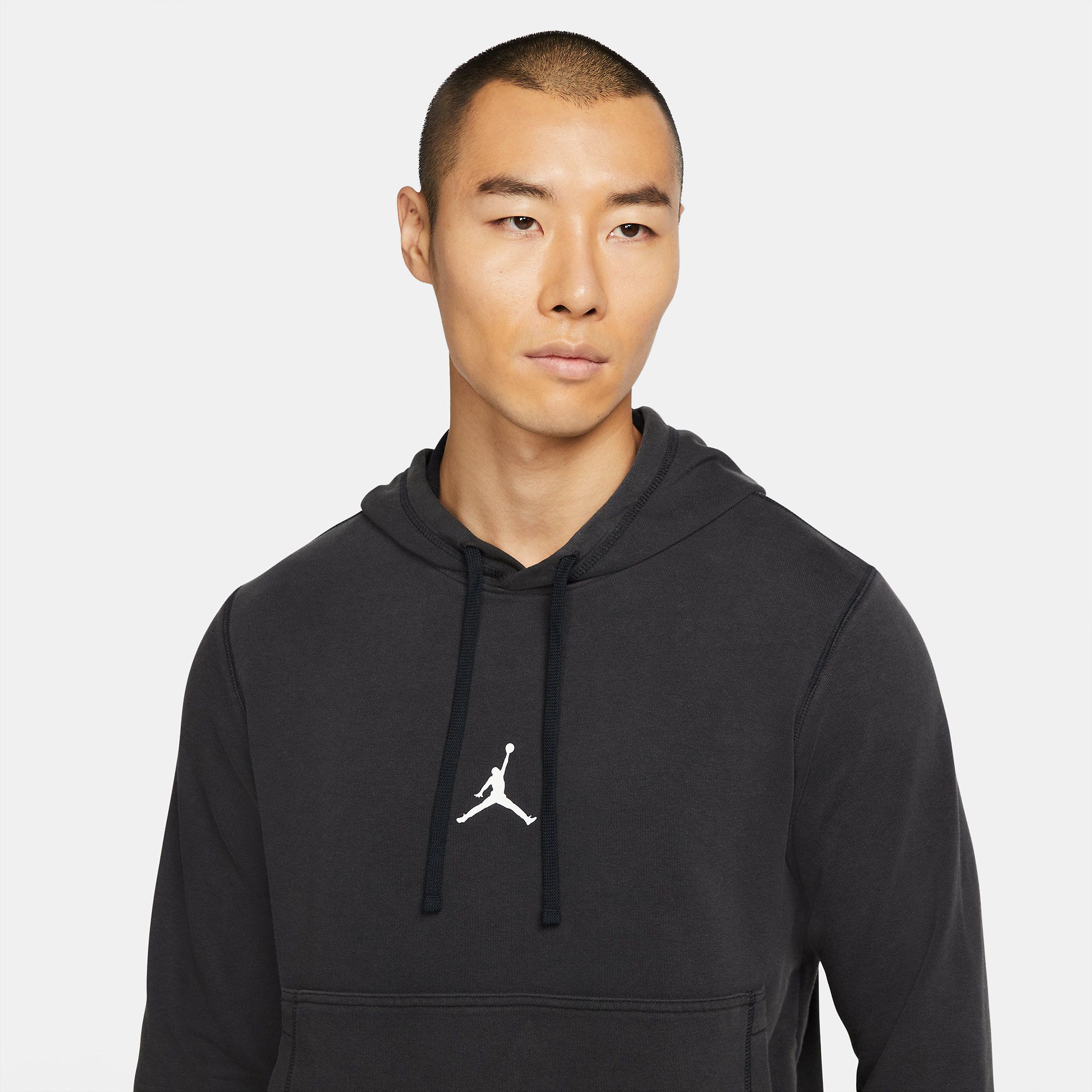 Nike M J Df Air Flc Po Hoodie Hoodie negro de hombre lifestyle