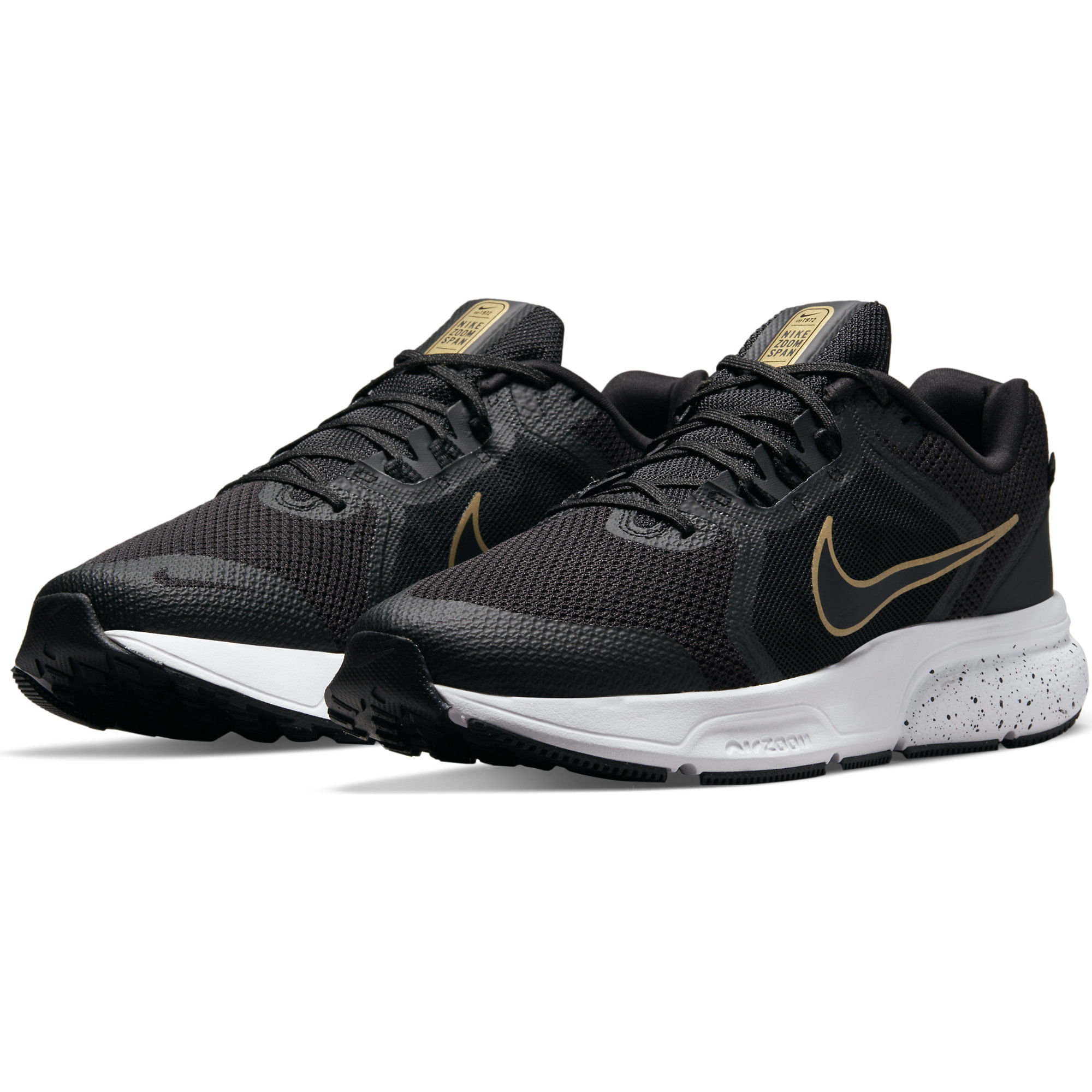 Nike Zoom Span 4 Tenis negro de hombre para correr