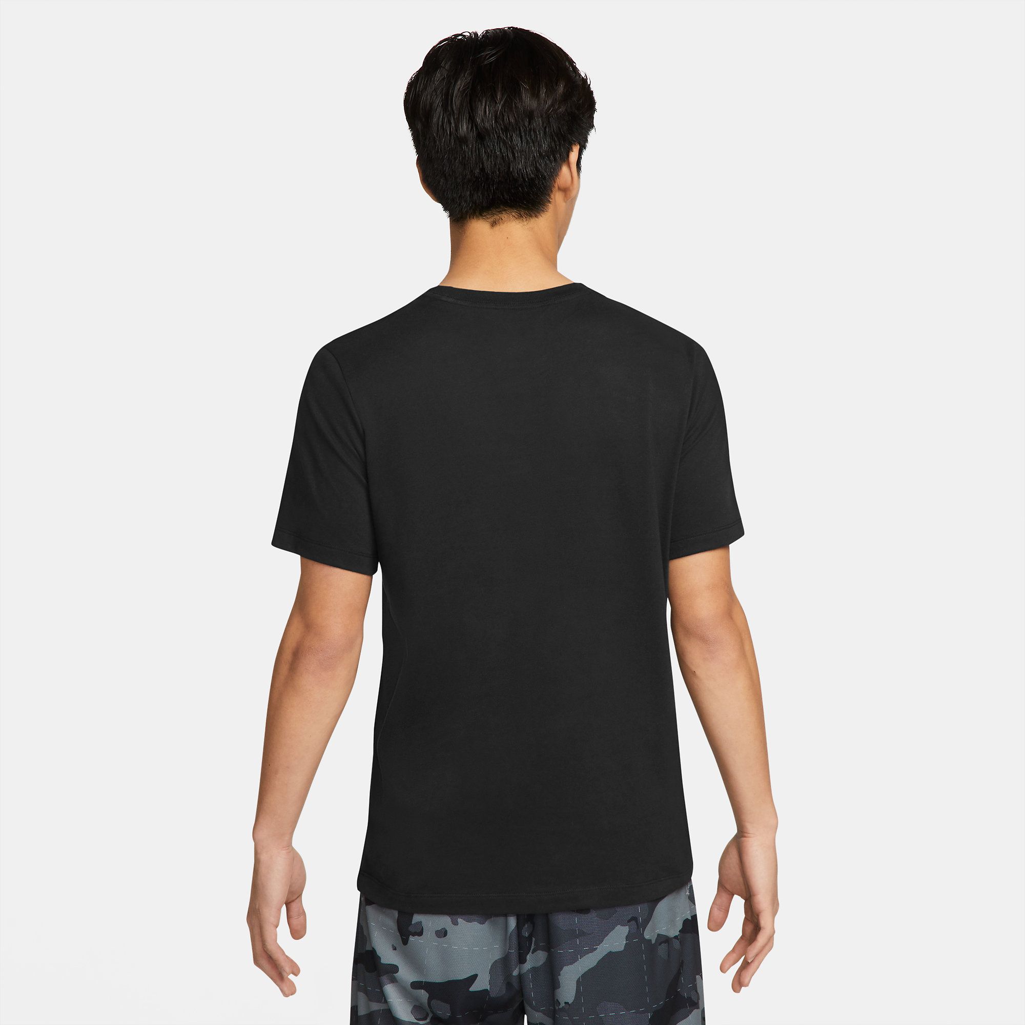 Nike M Nk Df Tee Camo Gfx Camiseta Manga Corta negro de hombre para entrenamiento