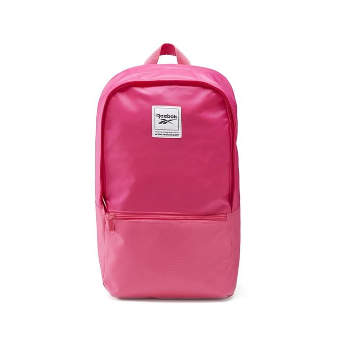 Morral-reebok-para-hombre-Wor--Backpack-para-entrenamiento-color-rosado.-Frente-Sin-Modelo