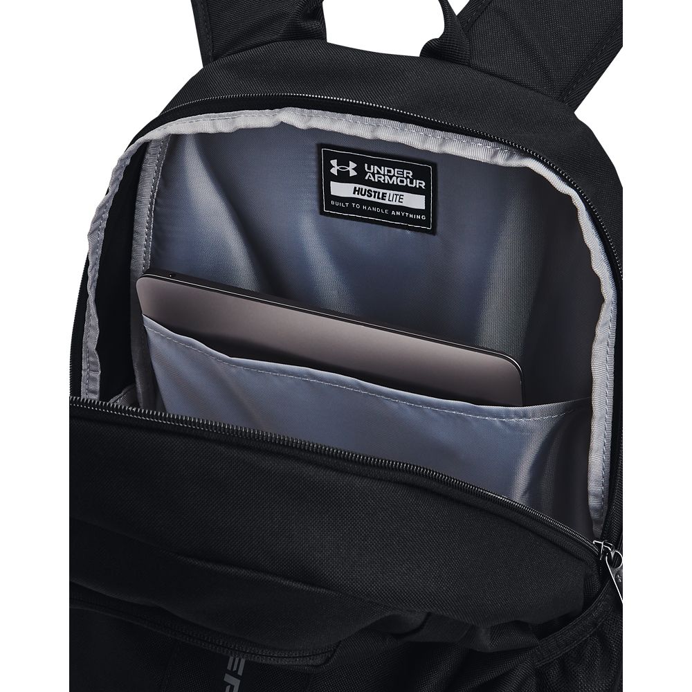 UA Hustle Lite Backpack Morral negro unisex para entrenamiento
