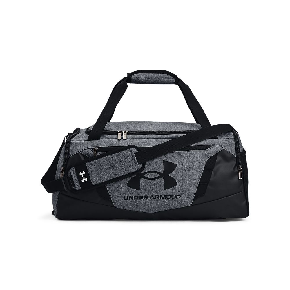 UA Undeniable 5.0 Duffle Sm Maletín gris de hombre para entrenamiento