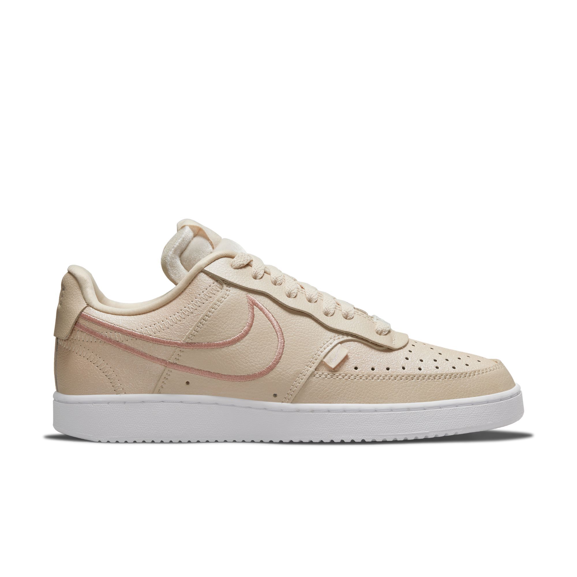 Nike W Nike Court Vision Lo Prm Imp Tenis beige de mujer lifestyle