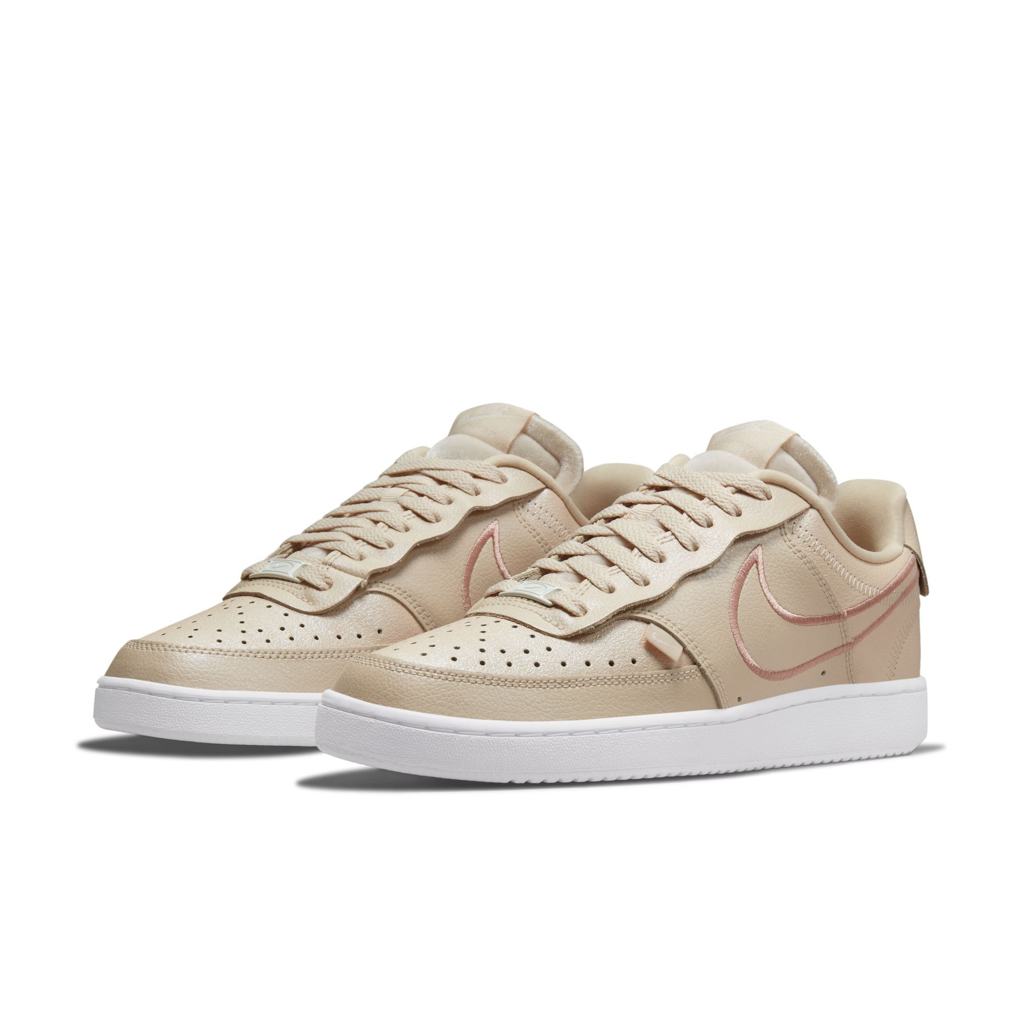 Nike W Nike Court Vision Lo Prm Imp Tenis beige de mujer lifestyle