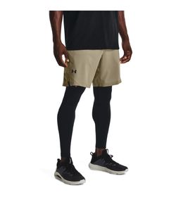 Pantaloneta-under-armour-para-hombre-Ua-Vanish-Woven-Shorts-para-entrenamiento-color-negro.-Frente-Sobre-Modelo