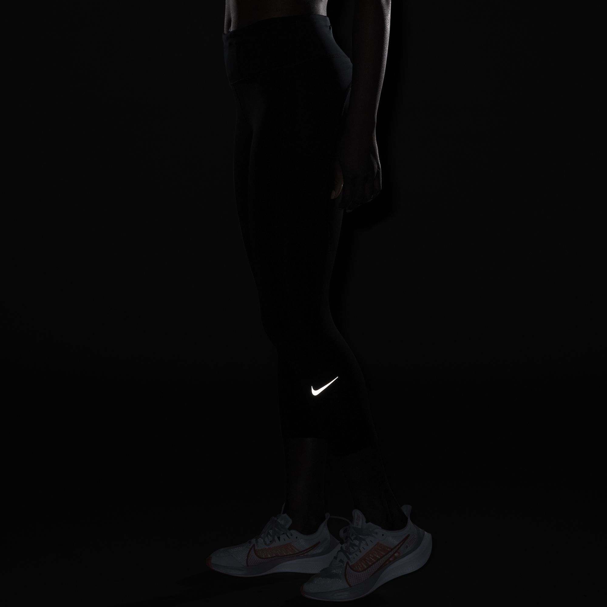 Nike W Nk Epic Lx Crop Capri negro de mujer para correr