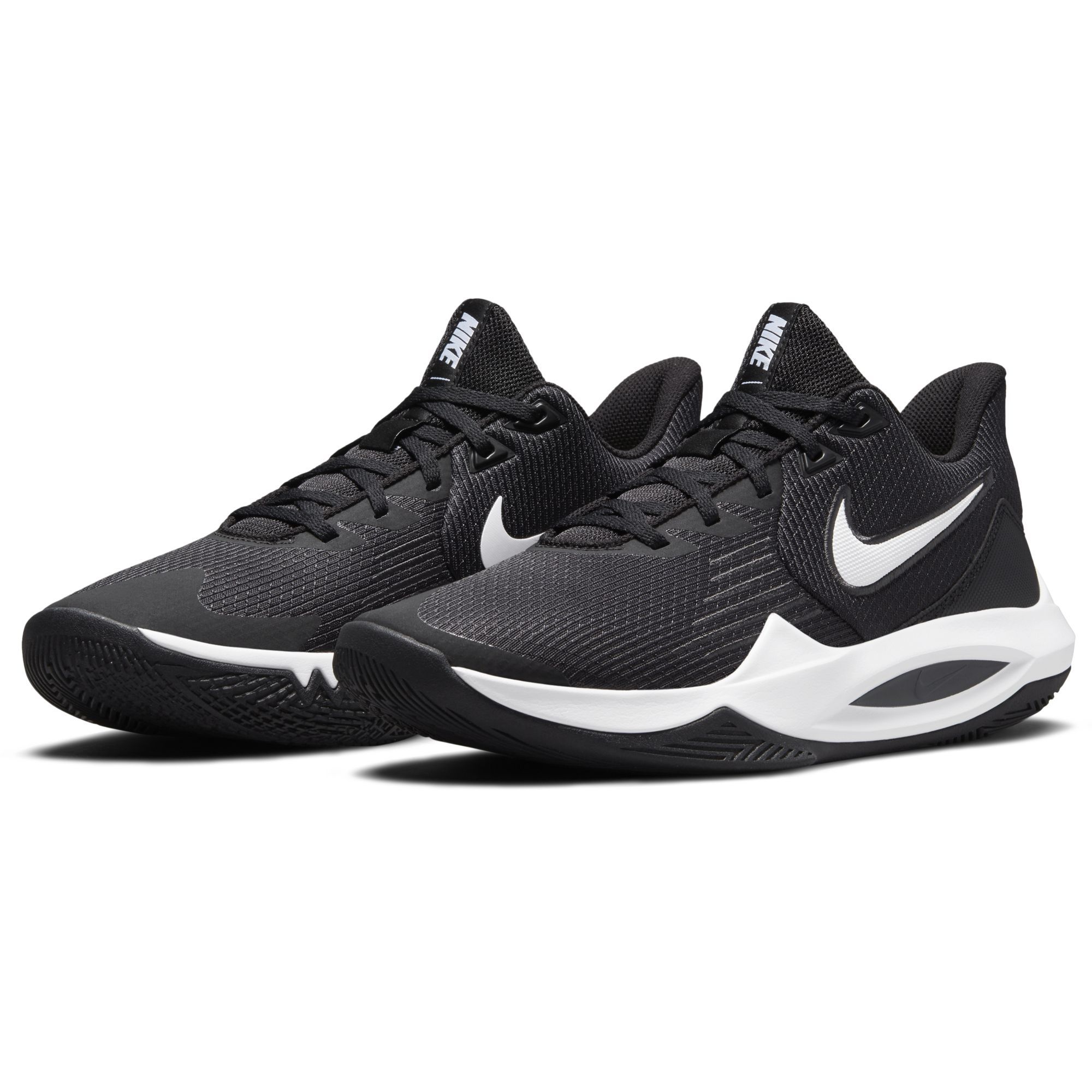 Nike Precision V Tenis negro de hombre para baloncesto