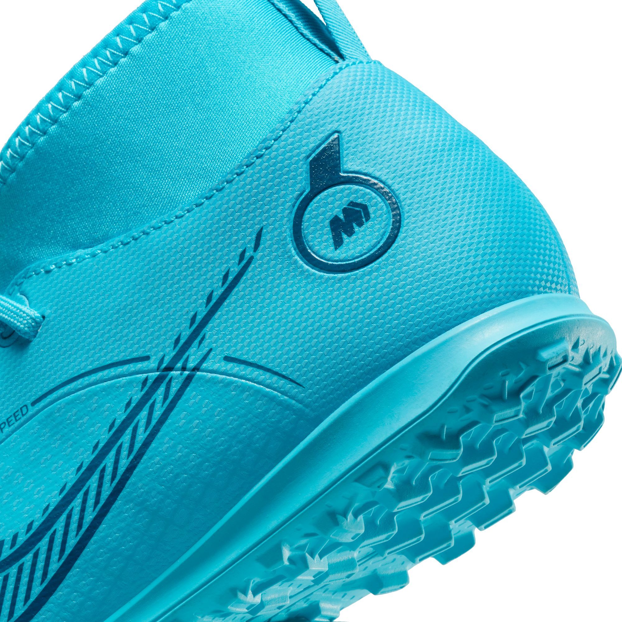 Nike Jr Superfly 8 Club Tf Guayos azul de niño para futbol