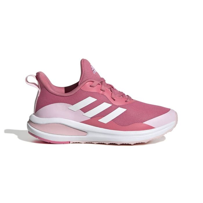 Tenis-adidas-para-niño-Fortarun-K-para-correr-color-rosado.-Lateral-Externa-Derecha