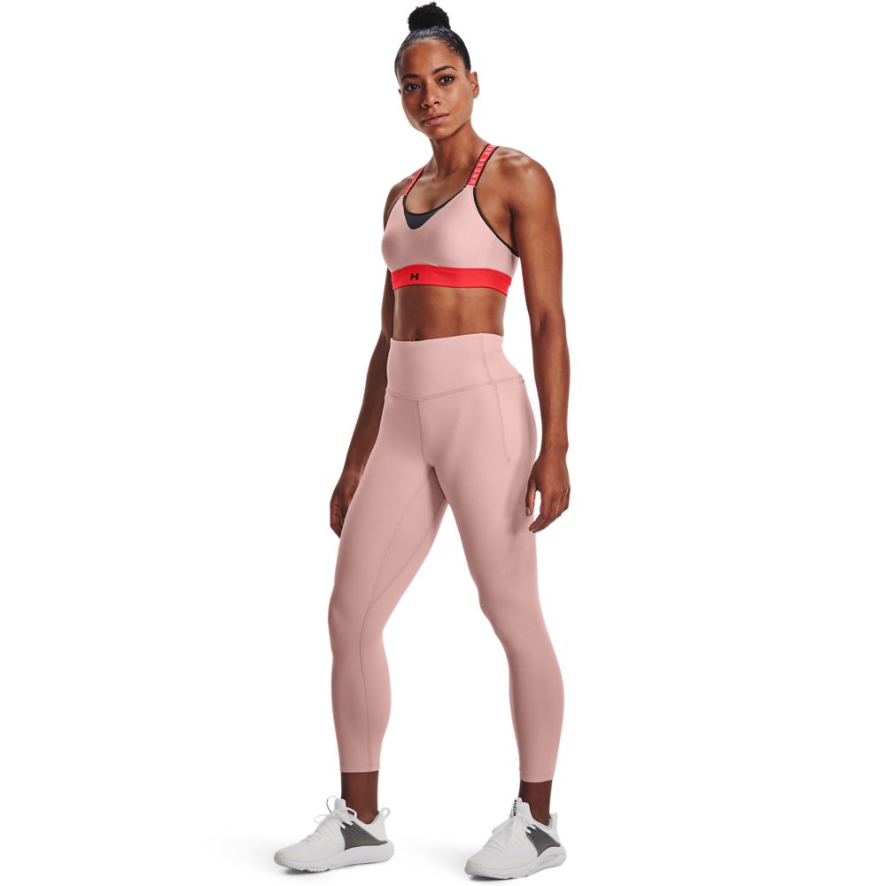 UA Idian Ankle Leg Licra rosado de mujer para entrenamiento