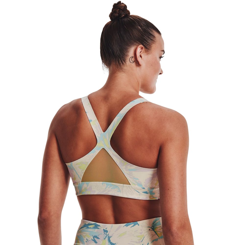 UA Smartform Rush Mid Print Top multicolor de mujer para entrenamiento