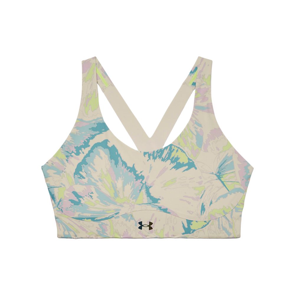 UA Smartform Rush Mid Print Top multicolor de mujer para entrenamiento
