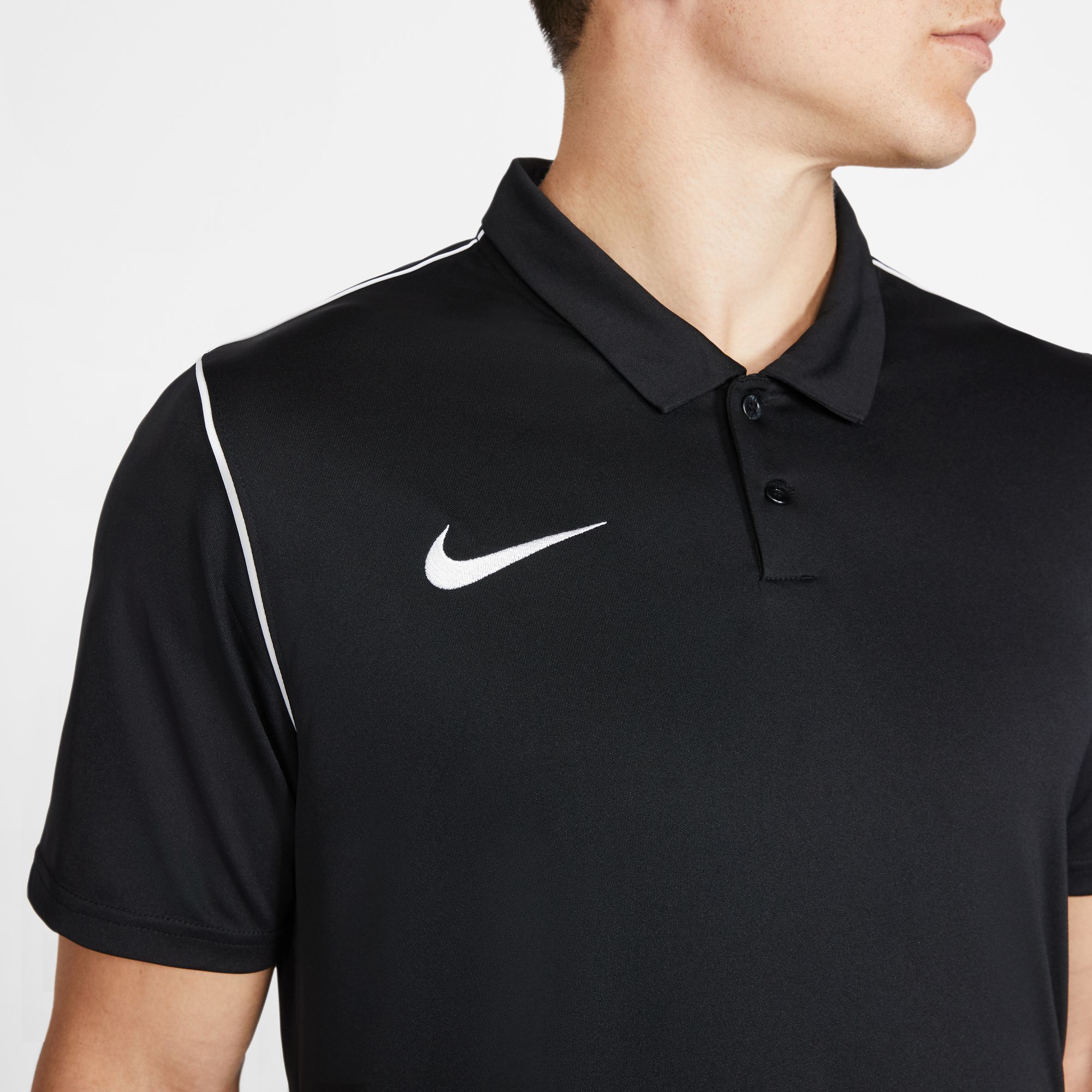 Nike M Nk Df Park20 Polo Camiseta Manga Corta negro de hombre para futbol