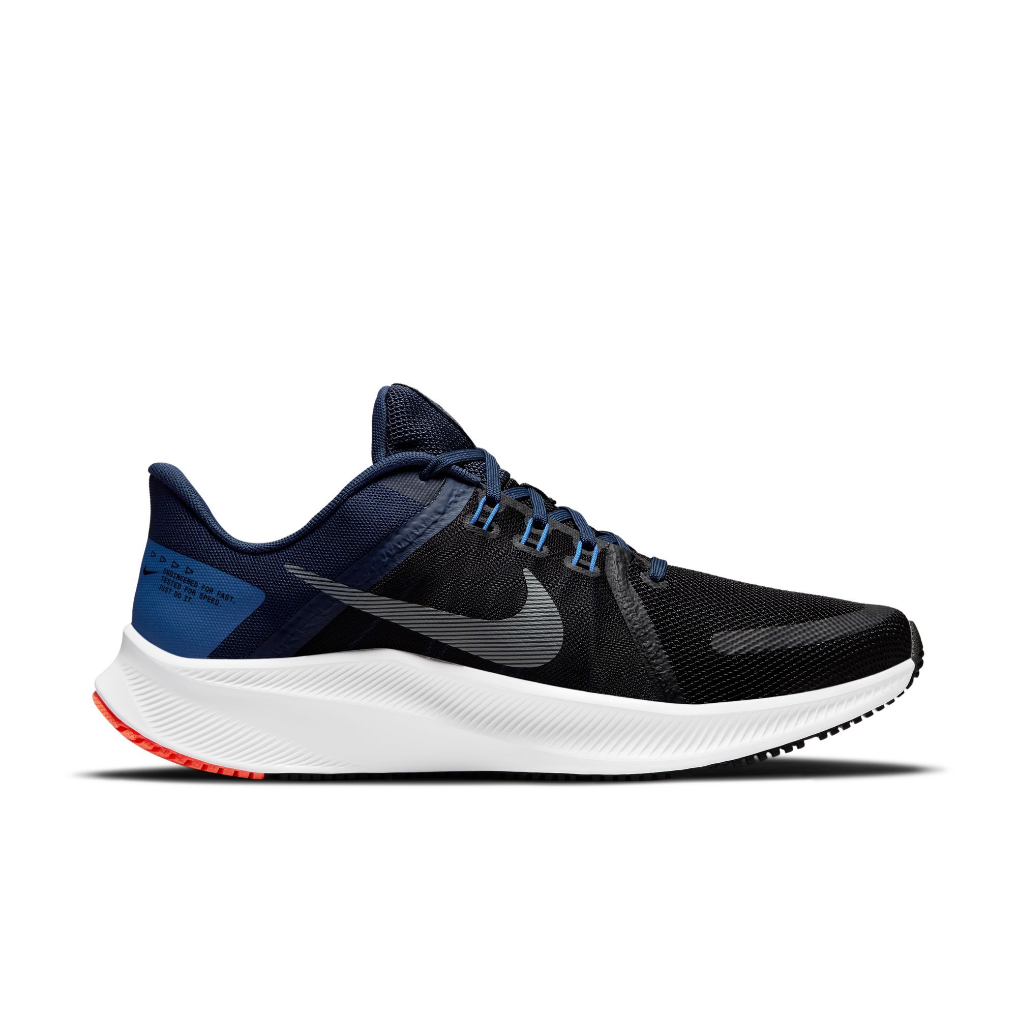 Nike Quest 4 Tenis negro de hombre para correr