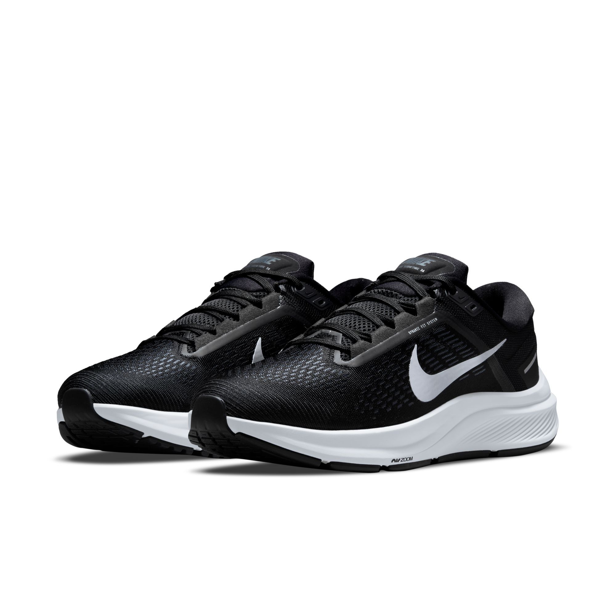 Nike Air Zoom Structure 24 Tenis negro de hombre para correr