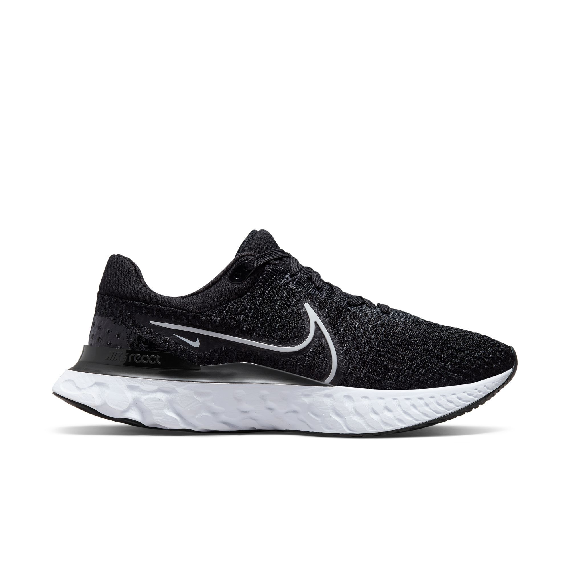 Nike React Infinity Run Fk 3 Tenis negro de hombre para correr