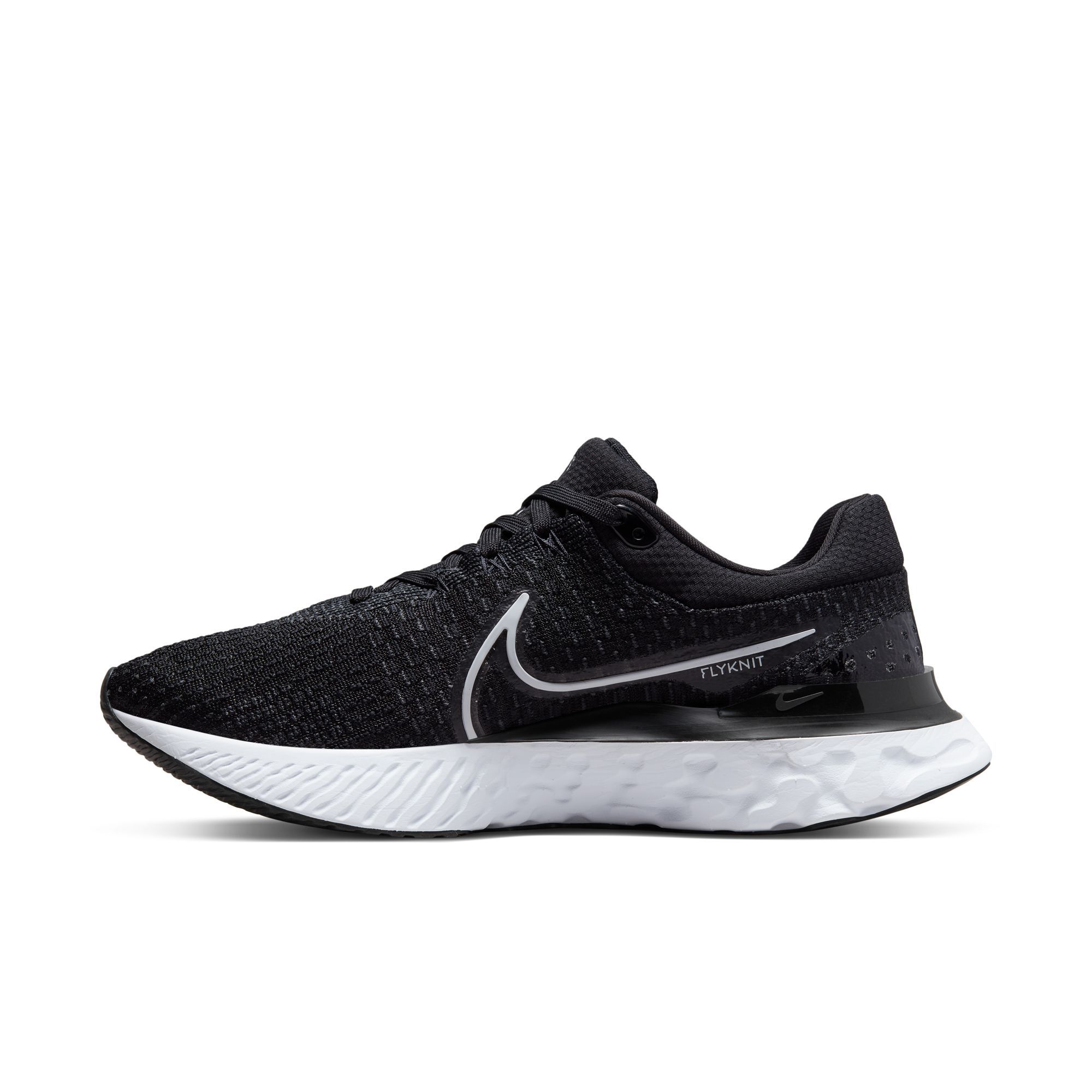 Nike React Infinity Run Fk 3 Tenis negro de hombre para correr