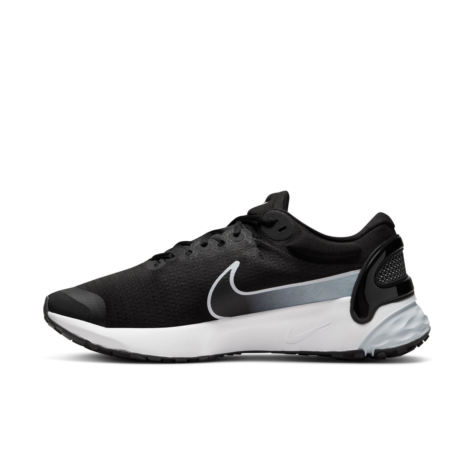 Nike Renew Run 3 Tenis negro de hombre para correr