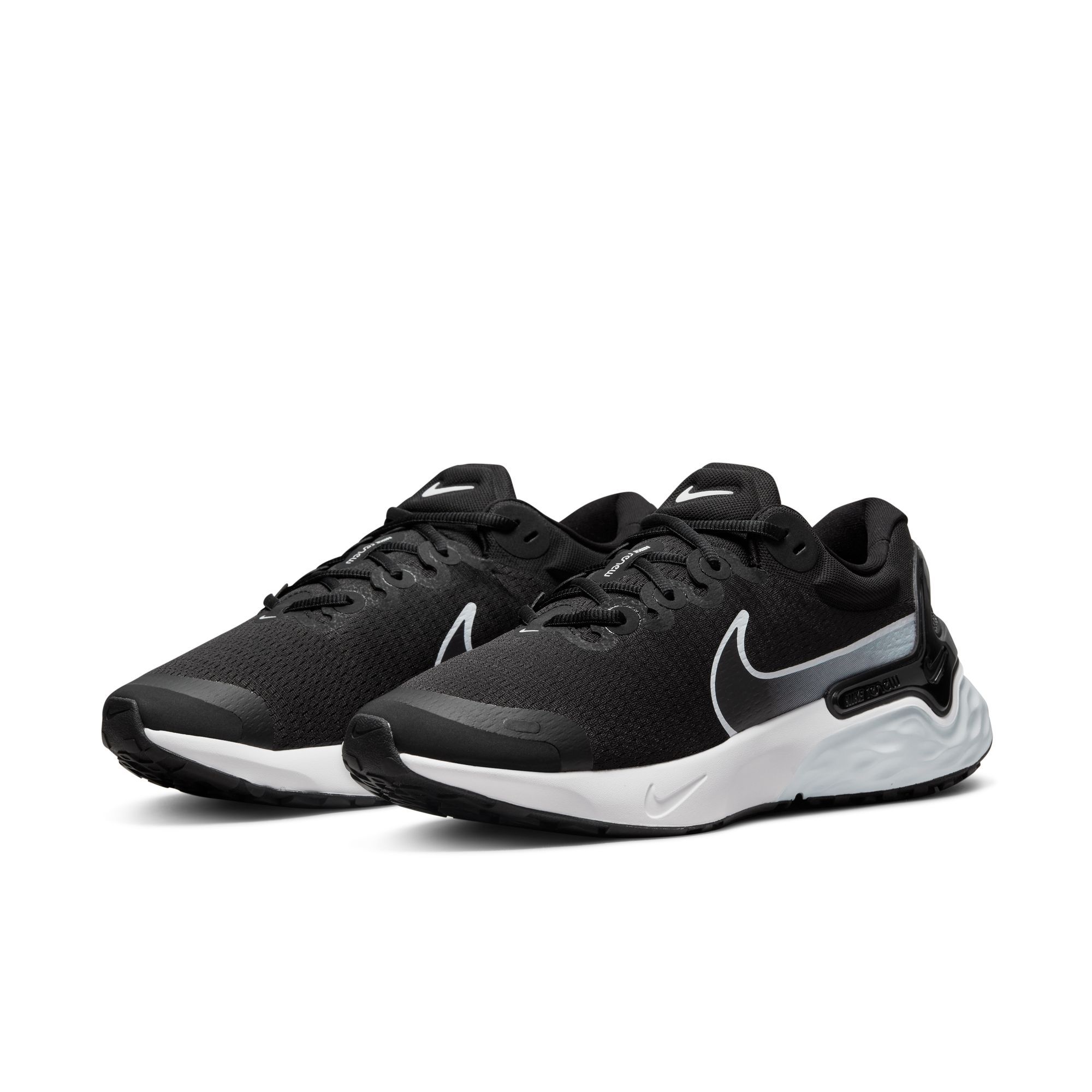 Nike Renew Run 3 Tenis negro de hombre para correr