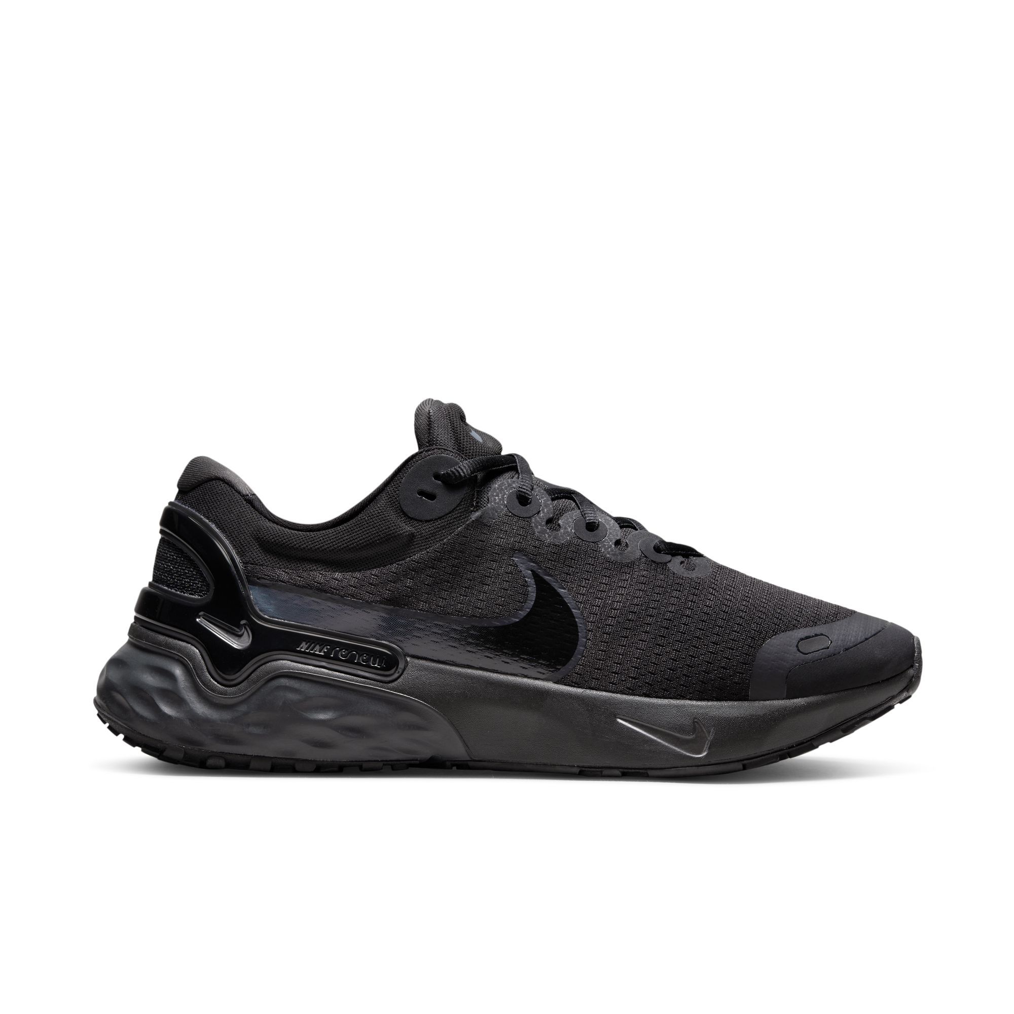 Nike Renew Run 3 Tenis negro de hombre para correr