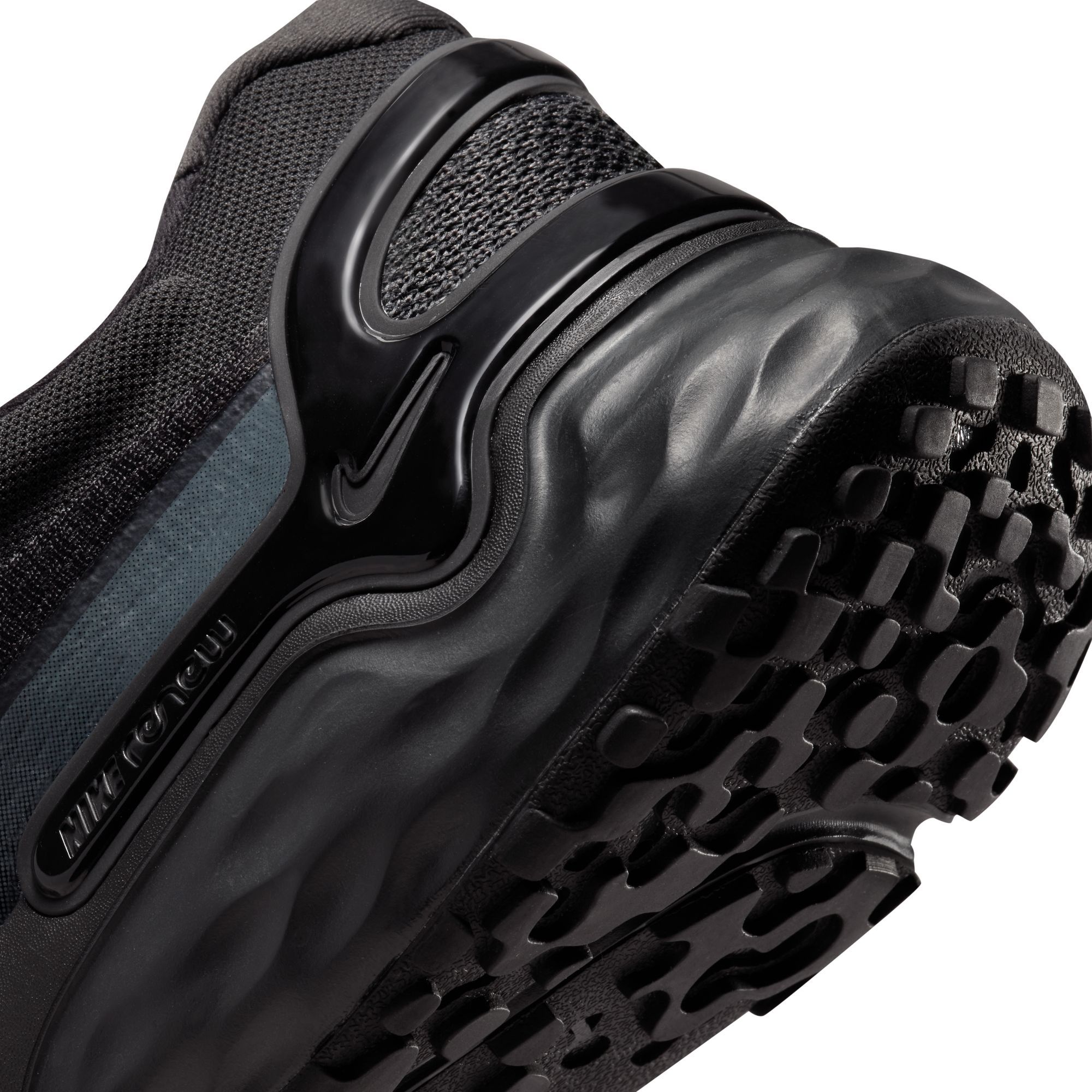 Nike Renew Run 3 Tenis negro de hombre para correr