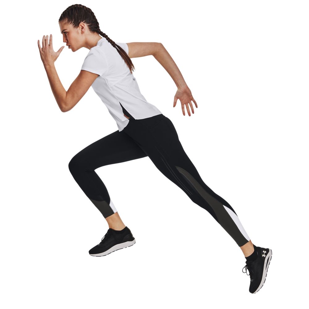 UA Paceher Ankle Tight Licra negro de mujer para correr