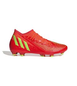 Guayos-adidas-para-hombre-Predator-Edge.3-Fg-para-futbol-color-rojo.-Lateral-Externa-Derecha