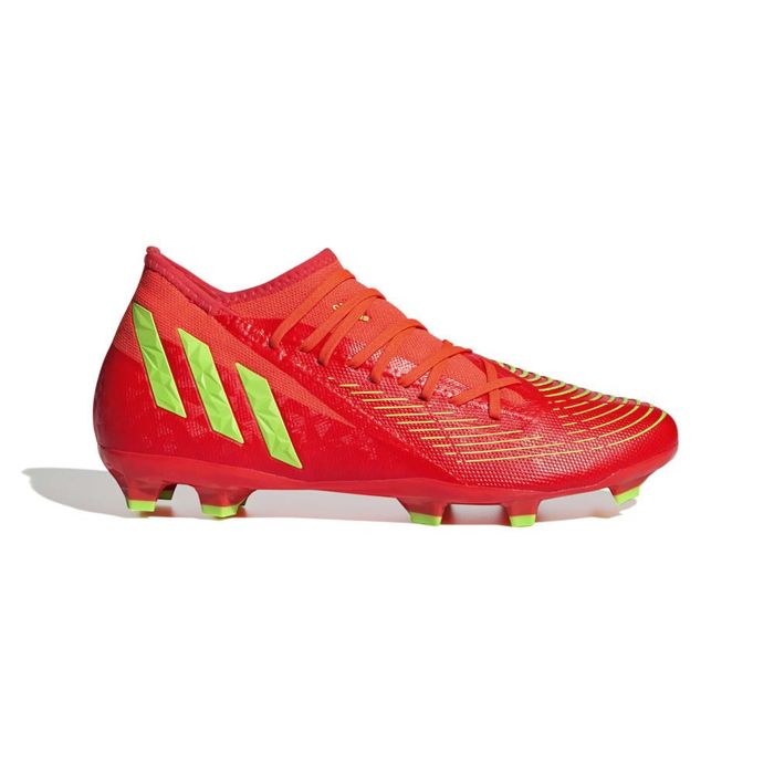 Guayos-adidas-para-hombre-Predator-Edge.3-Fg-para-futbol-color-rojo.-Lateral-Externa-Derecha