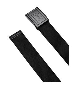 Cinturon-under-armour-para-hombre-M-S-Webbing-Belt-para-golf-color-negro.-Frente-Sin-Modelo