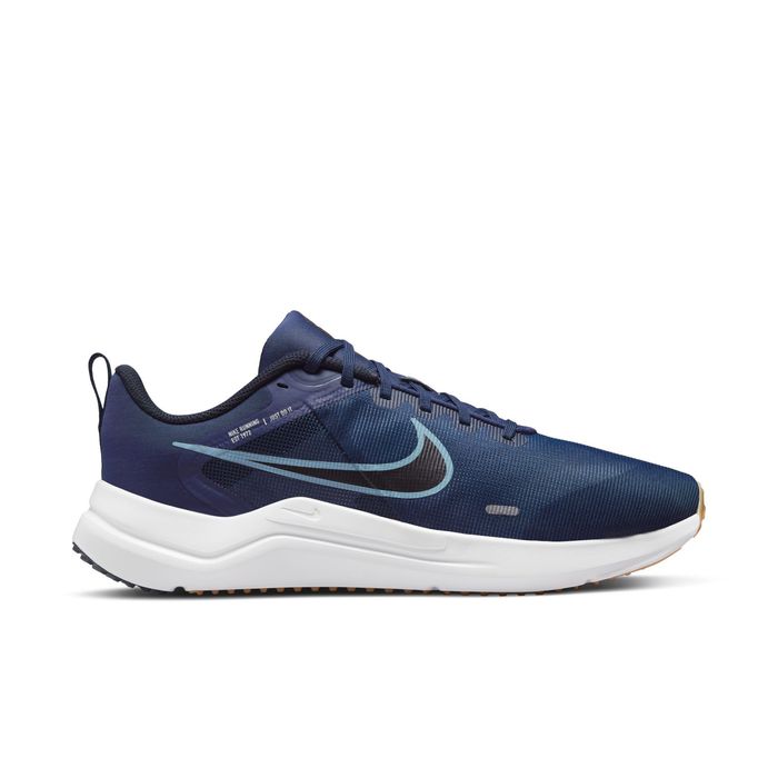 Tenis-nike-para-hombre-Nike-Downshifter-12-para-correr-color-azul.-Lateral-Externa-Derecha