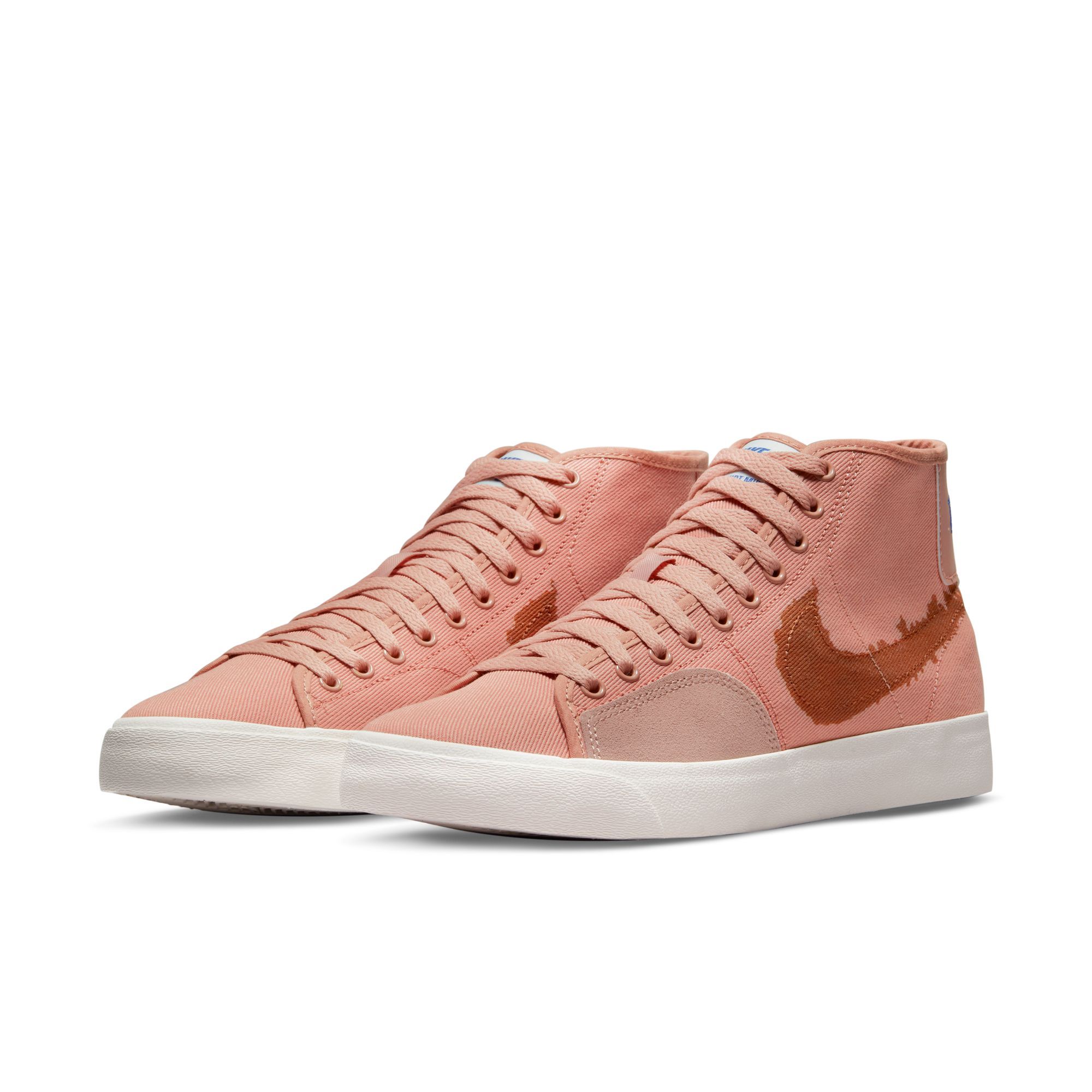 Nike Sb Blzr Court Mid Prm Tenis rosado de hombre lifestyle