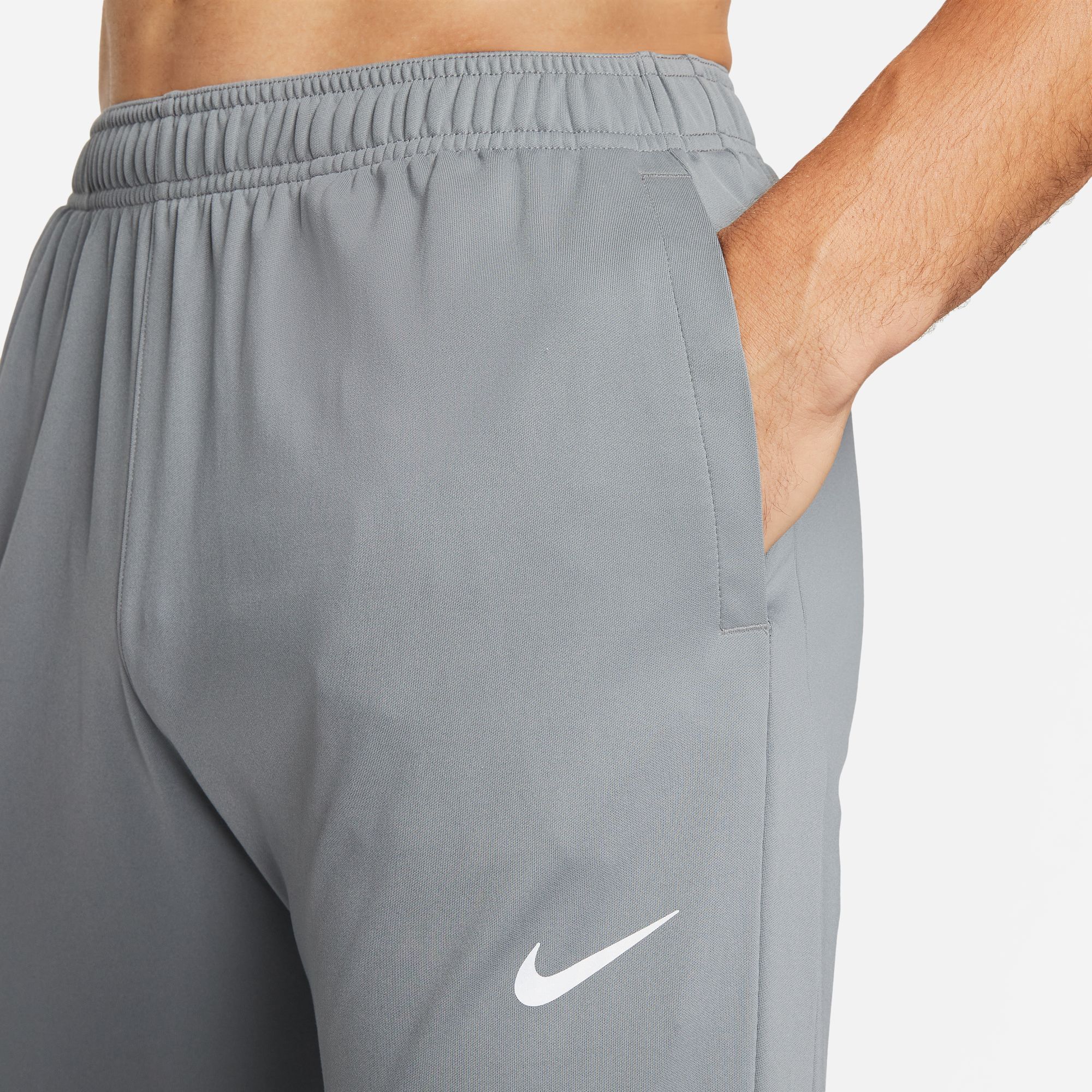 Nike M Nk Df Chllgr Knit Pant Pantalón gris de hombre para correr