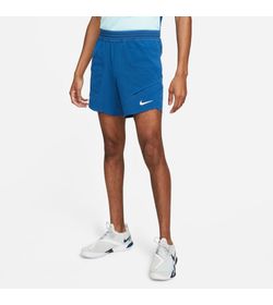 Pantaloneta-nike-para-hombre-Rafa-M-Nkct-Dfadv-Short-7In-para-tenis-color-azul.-Frente-Sobre-Modelo