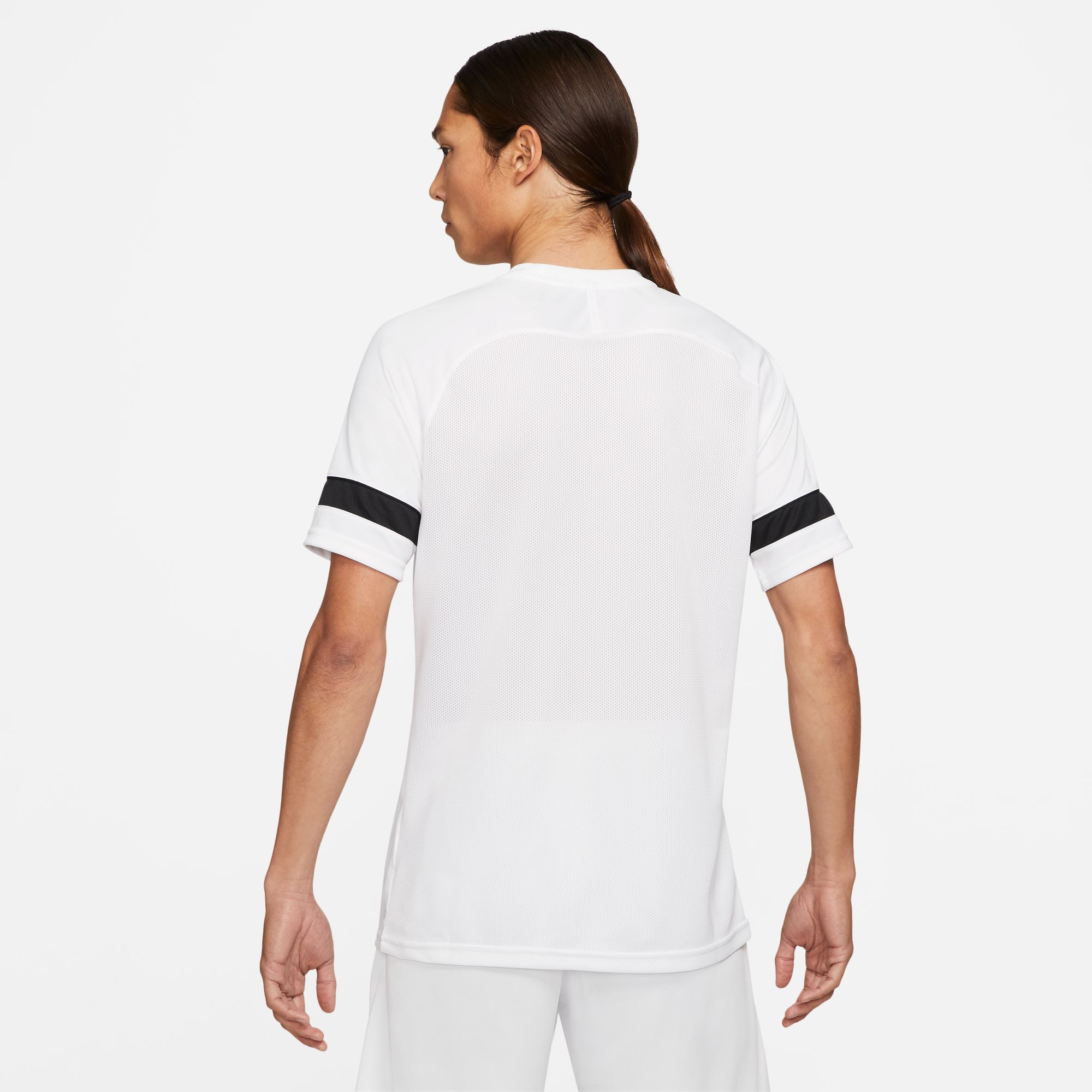 Nike M Nk Df Acd21 Top Ss Camiseta Manga Corta blanco de hombre para futbol