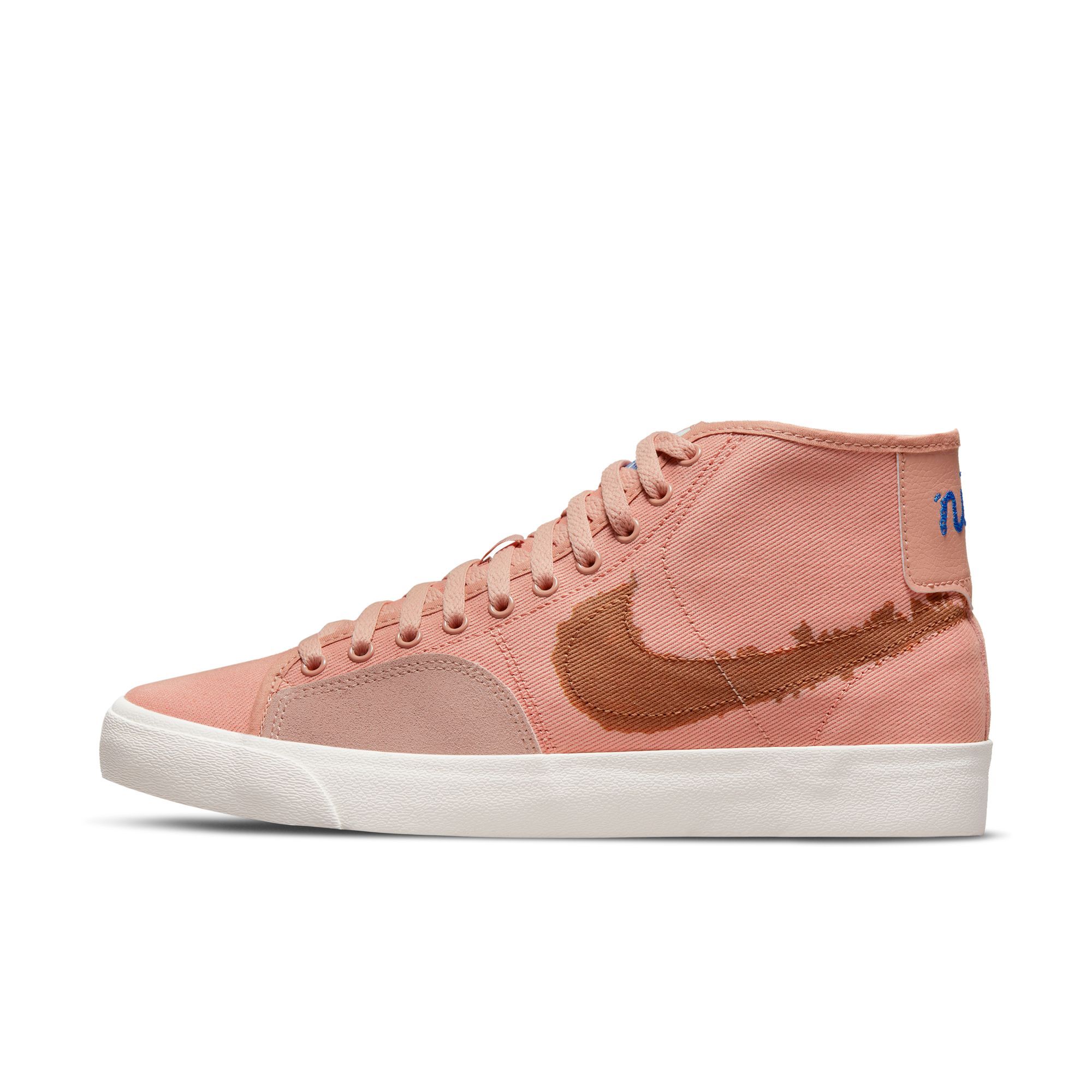 Nike Sb Blzr Court Mid Prm Tenis rosado de hombre lifestyle
