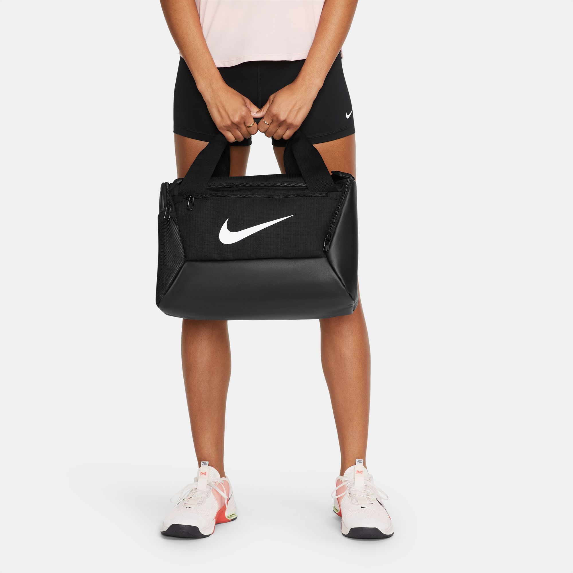 Nike Nk Brsla Xs Duff - 9.5 (25L) Maletín negro de hombre para entrenamiento
