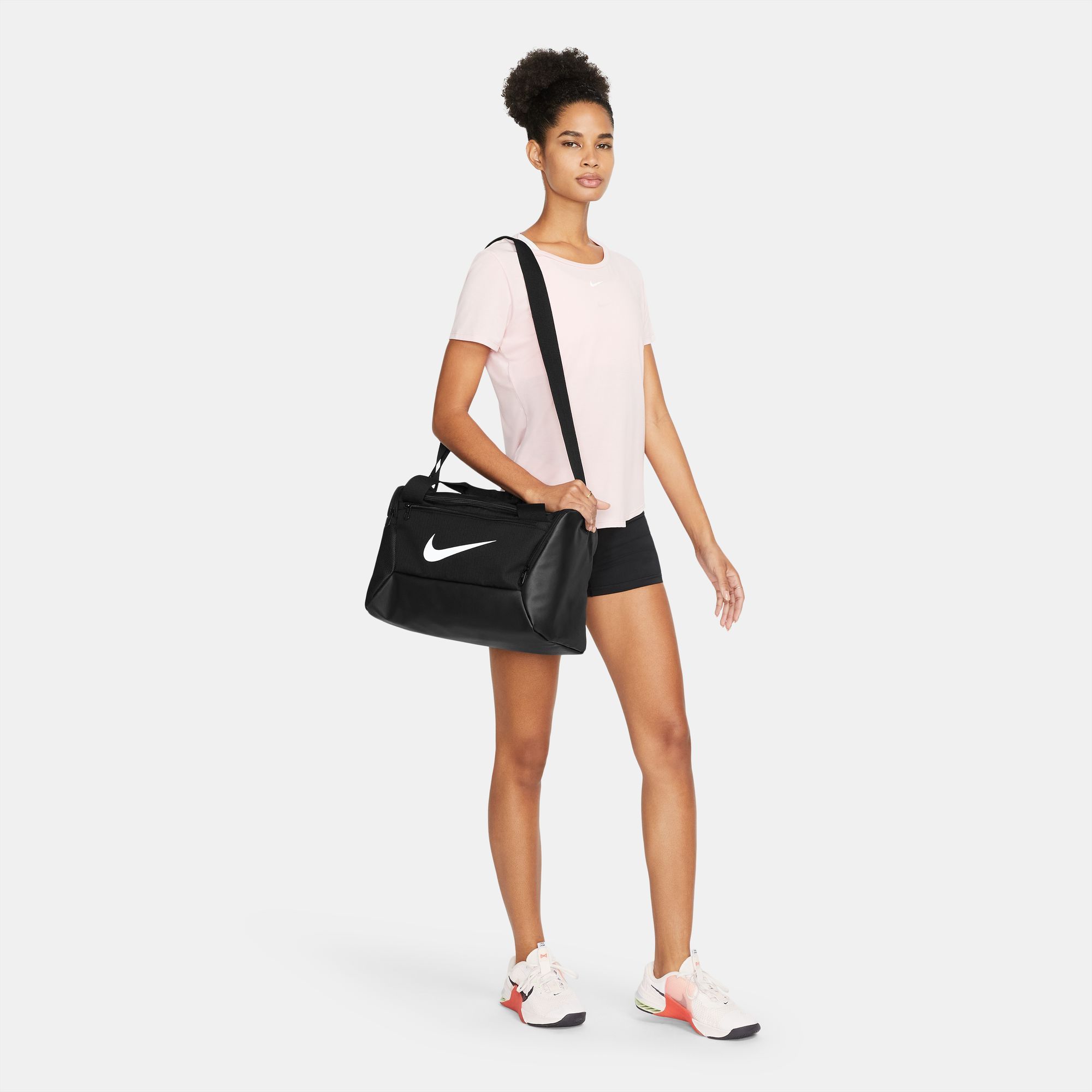 Nike Nk Brsla Xs Duff - 9.5 (25L) Maletín negro de hombre para entrenamiento