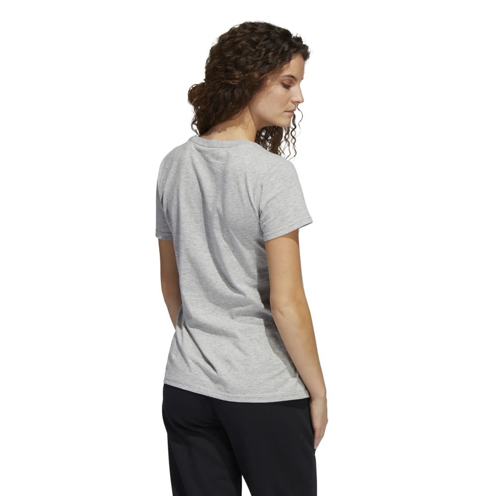 Adidas W Basic Bos Tee Camiseta Manga Corta gris de mujer lifestyle
