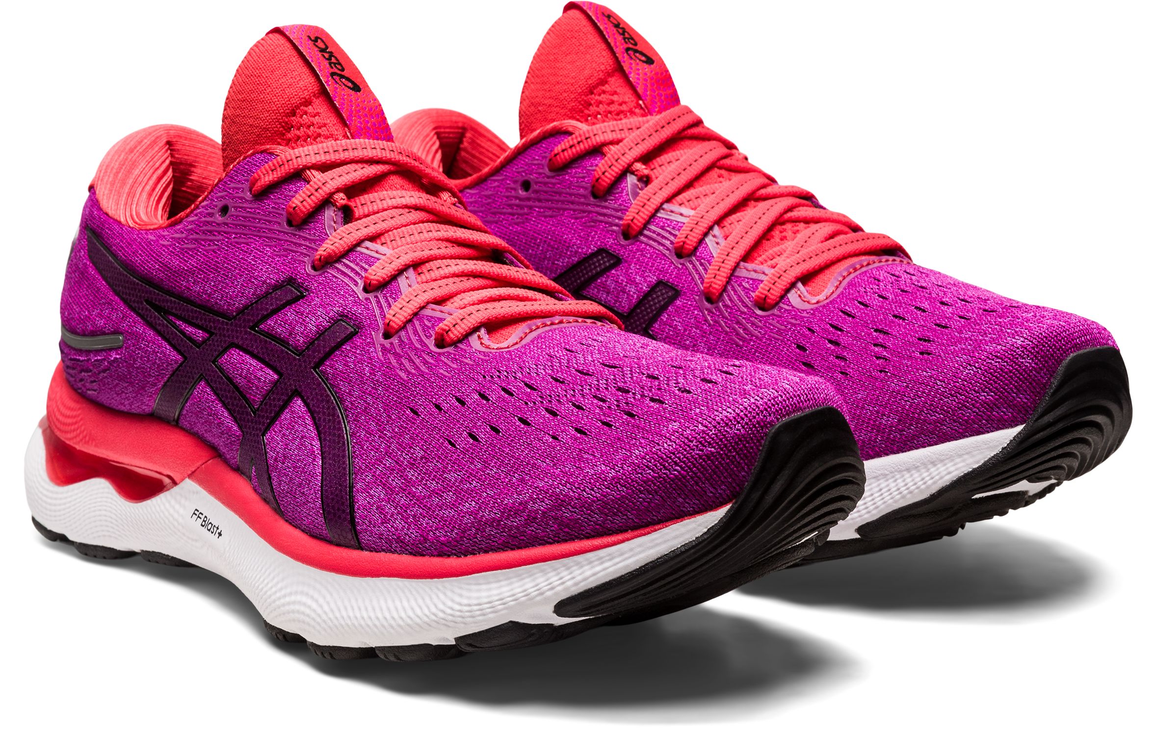 Asics Gel-Nimbus 24 Tenis morado de mujer para correr