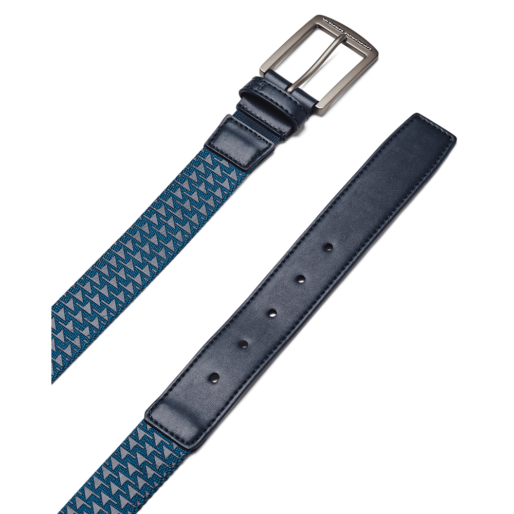 UA Novelty Golf Belt Cinturón azul de hombre para golf
