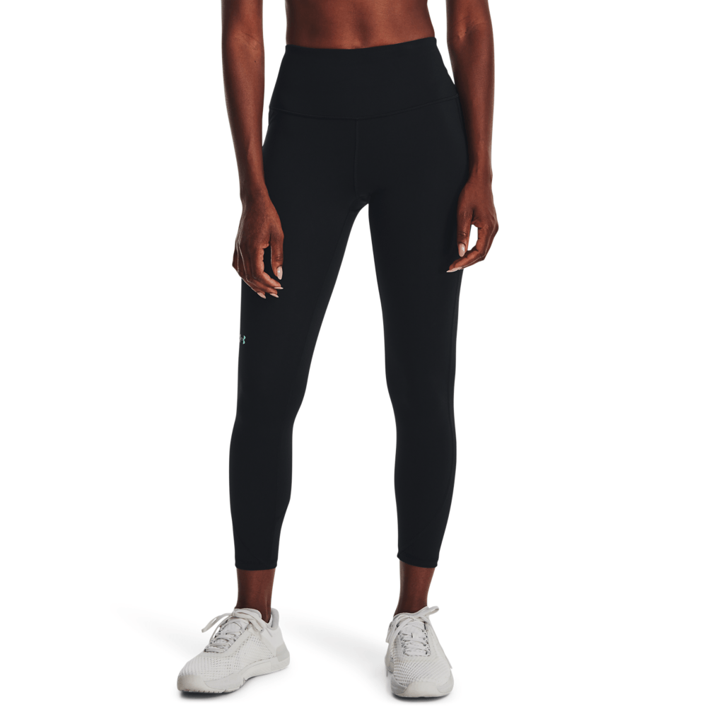 UA Rush Ankle Legging Licra negro de mujer para entrenamiento