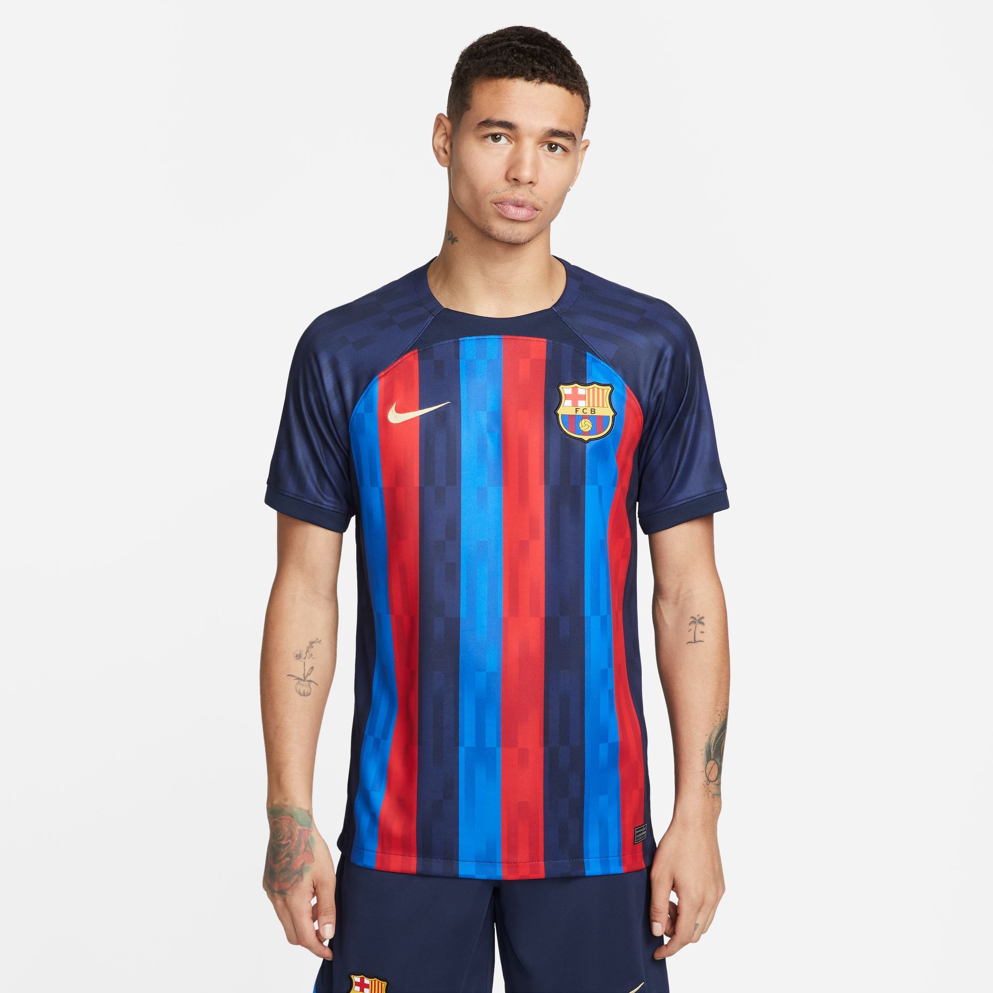 Nike Fcb M Nk Df Stad Jsy Ss Hm Camiseta De Equipo azul de hombre para futbol