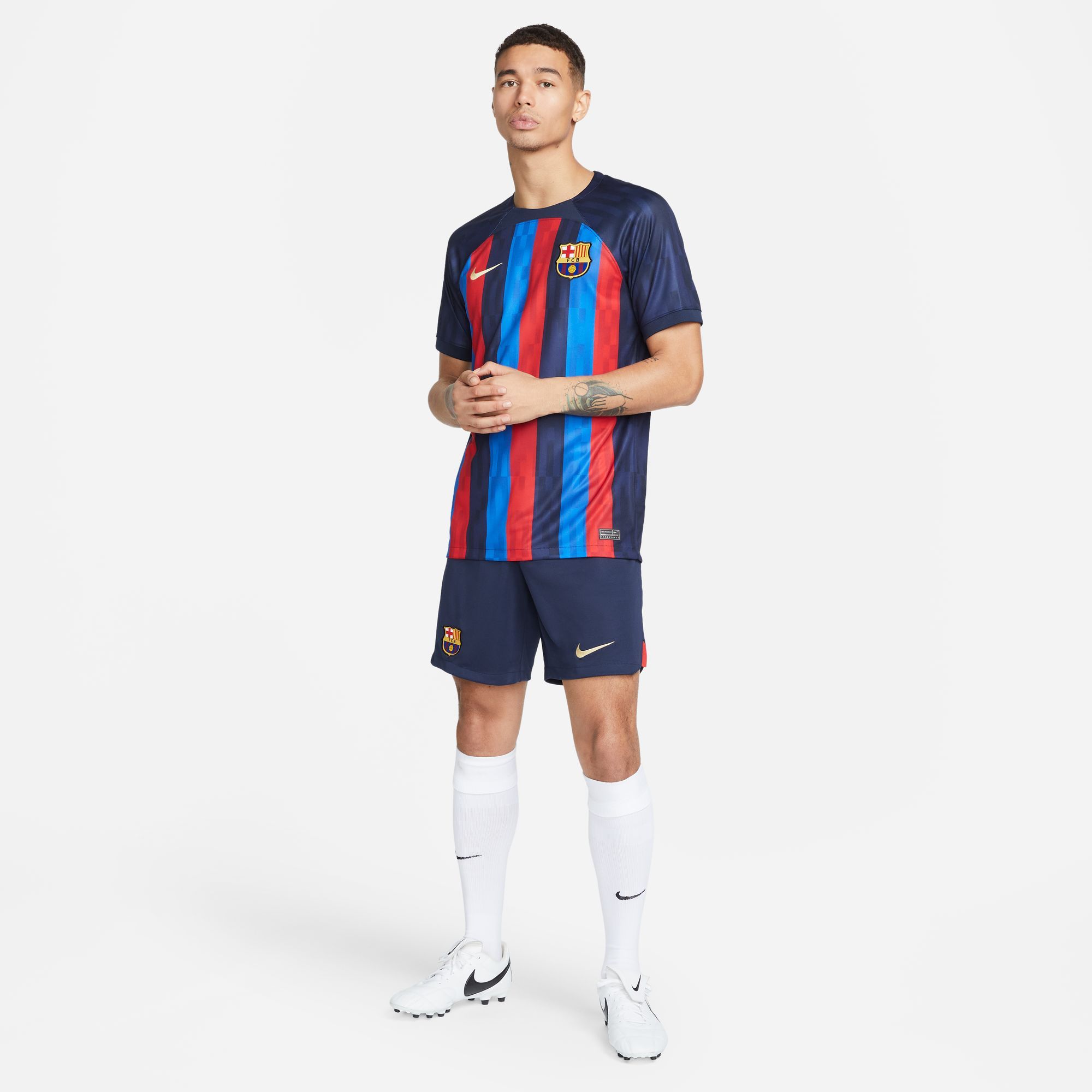 Nike Fcb M Nk Df Stad Jsy Ss Hm Camiseta De Equipo azul de hombre para futbol