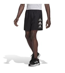 Pantaloneta-adidas-para-hombre-D2M-Logo-Short-para-entrenamiento-color-negro.-Frente-Sobre-Modelo