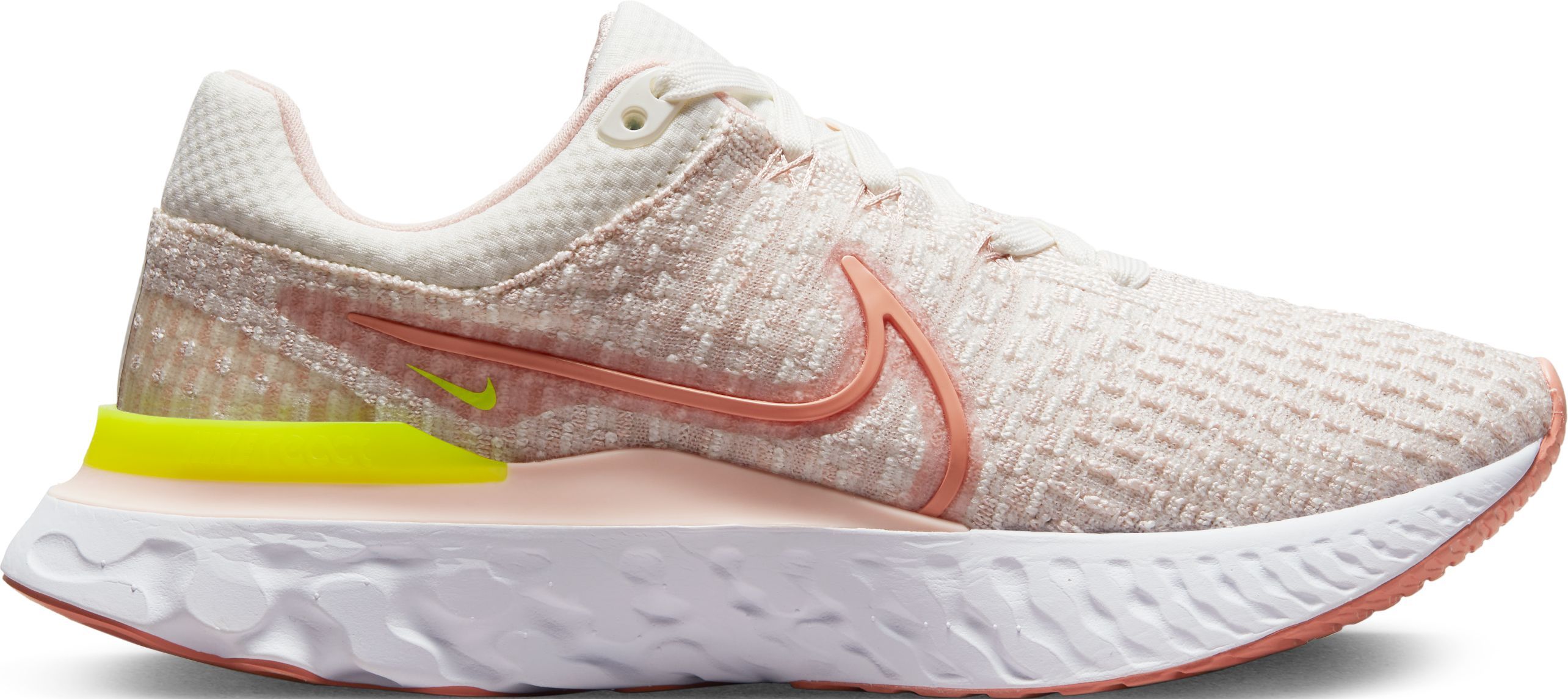 Nike W Nike React Infinity Run Fk 3 Tenis rosado de mujer para correr