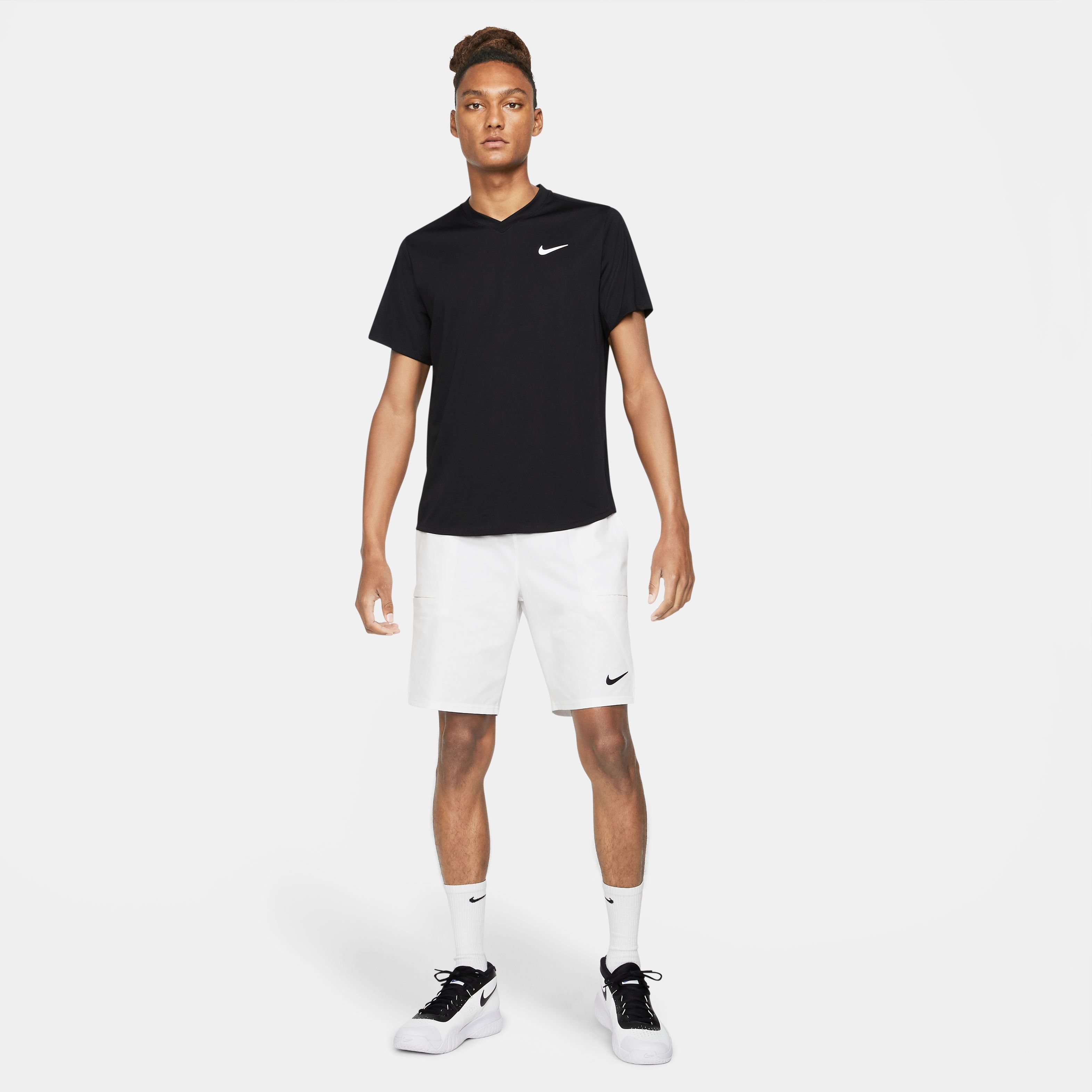 Nike M Nkct Df Vctry Top Camiseta Manga Corta negro de hombre para tenis